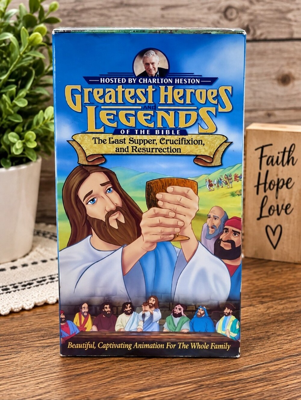 ✝️ Vintage VHS – The Last Supper, Crucifixion & Resurrection | Charlton Heston